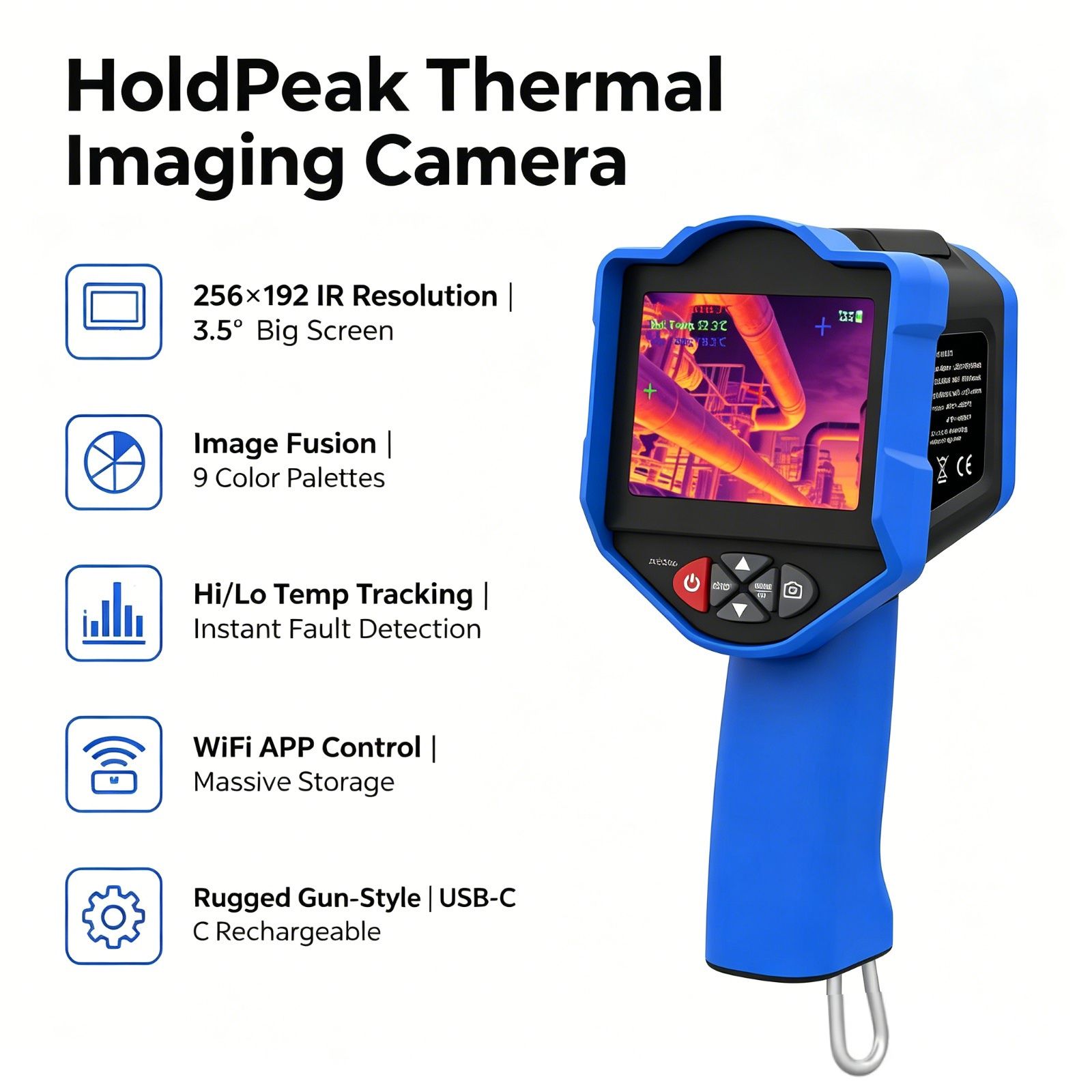 홀드피크 열화상 카메라 256x192 IR 50mK N - Thermal Imaging Camera Pcb Repair 리뷰 및 가격